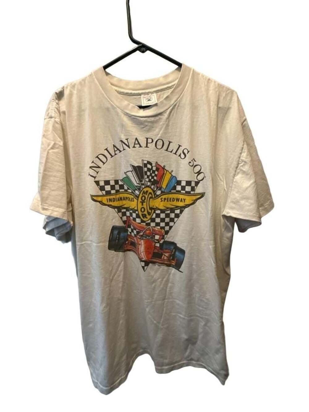 Delta Indianapolis 500 T-Shirt Size XXL White Indy Racing Graphic